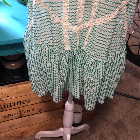 Free people bohemian peplum tank top - Picture 3 of 10